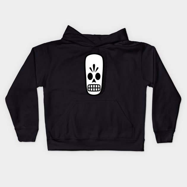 Manny Calavera Kids Hoodie by Remi A. Olsen